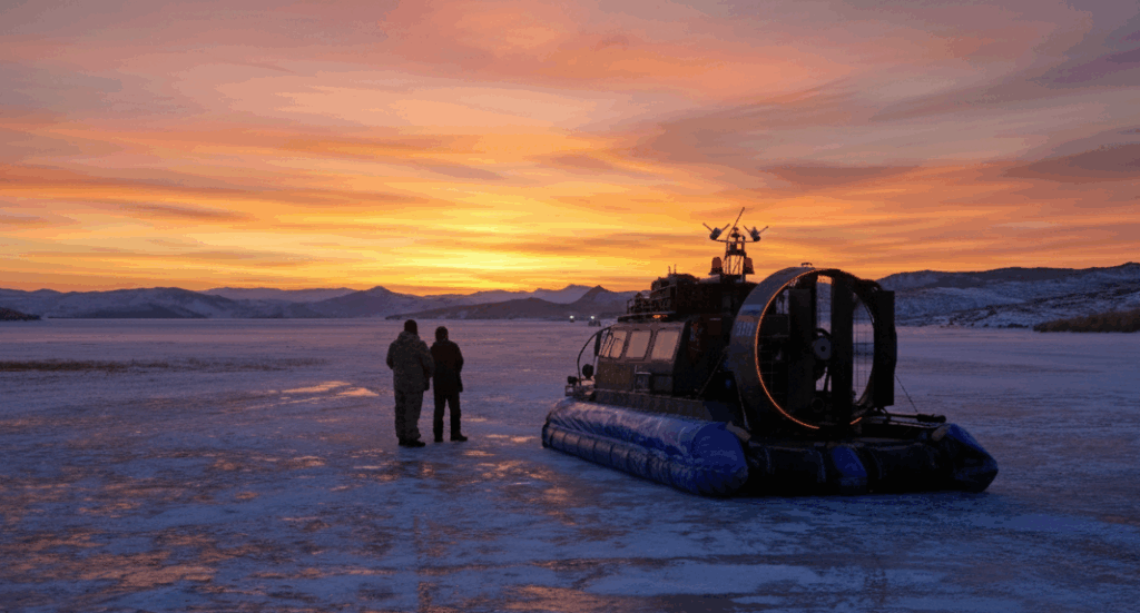 Хивус вечером на Байкале